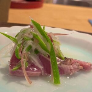 鰹の塩たたき