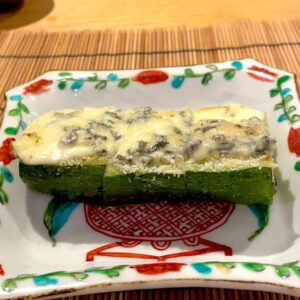 ズッキーニのブルーチーズ焼き