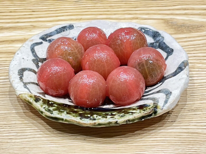ミニトマトレモン酢漬け