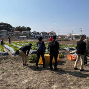 農林水産省の職員の方に視察に訪れていただきました