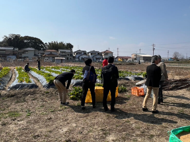農林水産省のみなさんが視察に訪れました。